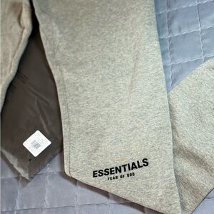 Fear of God Essentials Heather Gray Joggers